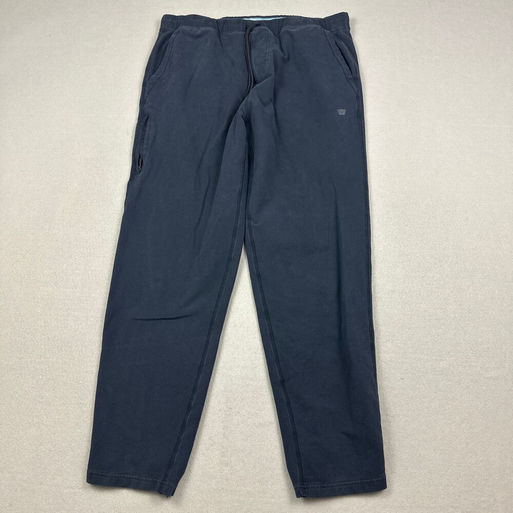 Mack Weldon Pants Men Extra Large Blue Ace Sweatpants French Terry Joggers XL
